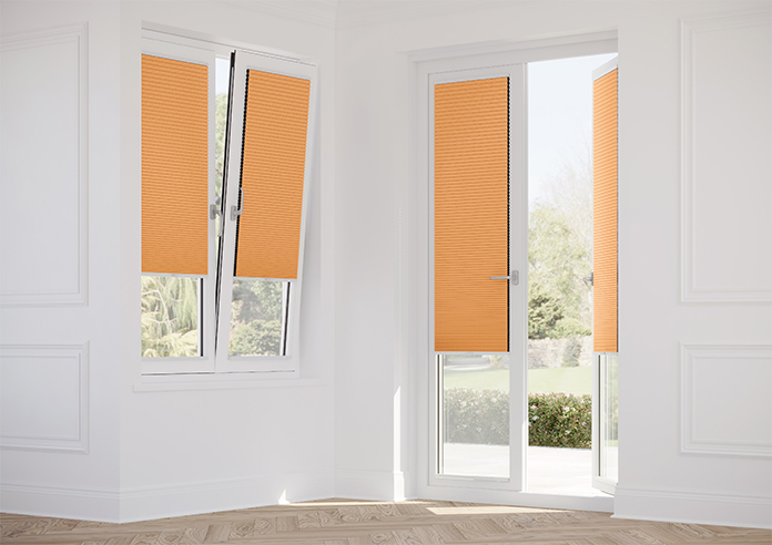 Umbra (Blackout), Orange - Stick Fit Honeycomb Blind - Image 14